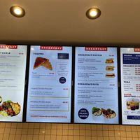 Breakfast menu  at Flipside in London