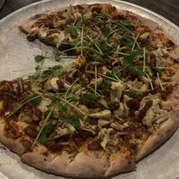 vegan flatbread with cauliflower frizzled leeks at Our Harvest in Fenwick Island