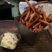 Frites with vegan ranch at Our Harvest in Fenwick Island