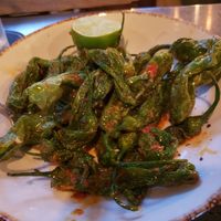 Blistered peppers at Our Harvest in Fenwick Island