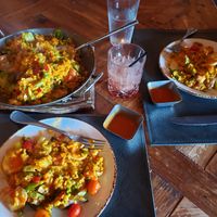 Very Generous Vegan Paella!!! at Our Harvest in Fenwick Island