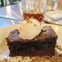 Chocolate cake and coconut cream  at Our Harvest in Fenwick Island