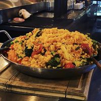 Vegan paella at Our Harvest in Fenwick Island
