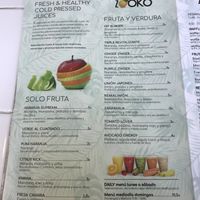 menu2 at Zooko in Oviedo