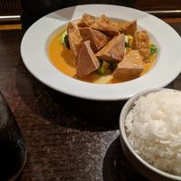 Chu chee tofu curry at The Liebig in Warrnambool