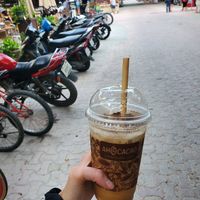 Soy frappe at Ah Cacao in Playa Del Carmen
