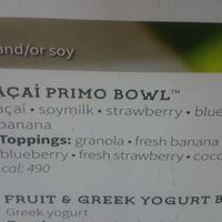 Acal bowl with honey... at JFK - Jamba - T4 in Jamaica