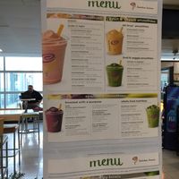 Menu board at JFK - Jamba - T4 in Jamaica