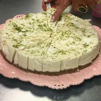  Key lime cheesecake   at The Baked Vegan Bakery in Lake Park
