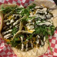 Spicy mushroom tacos at Blue Sage Vegan Bistro in Little Rock