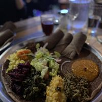  #Veganuary at Lucy Ethiopian Restaurant and Lounge in Houston