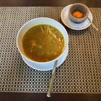 Soup and sambal at Dapur in Zurich