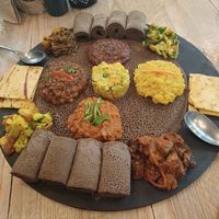 Vegan platter for 2 at Corarima in Wakefield