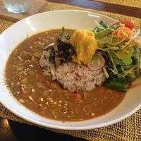 Curry plate of the day at I&I Cafe in Kanuma