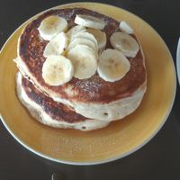 These are those pancakes at Veganbites - Sahara Ave in Las Vegas