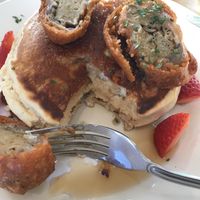 Chicken and Pancakes at Veganbites - Sahara Ave in Las Vegas