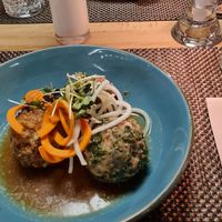 Vegane Knödelvariation at Emmels Dinkelrind in Neuberg