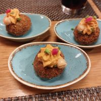 Falafel at Emmels Dinkelrind in Neuberg