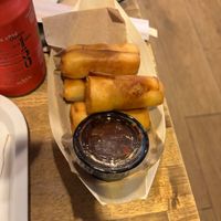 Veg spring rolls at Pad Thai Take Away in Sitges