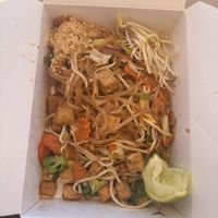 Pad thai with tofu  at Pad Thai Take Away in Sitges