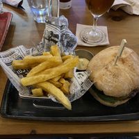 Beyond Burger with cheese  at Nieuw Amsterdam in Stiges
