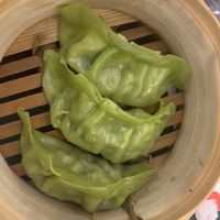 Steamed vegetable gyozas at Shao Lin in Sitges