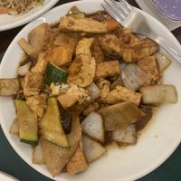 Tofu with vegetables  at Shao Lin in Sitges