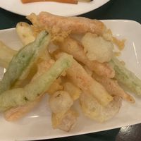 Tempura vegetables  at Shao Lin in Sitges