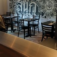 Tables at ChuChai in Montreal