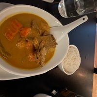 Yellow curry beef  at ChuChai in Montreal