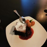 Chocolate cake at ChuChai in Montreal
