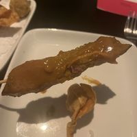 Chicken skewers  at ChuChai in Montreal