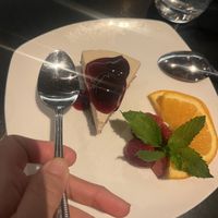 Tasty but tiny cheesecake  at ChuChai in Montreal