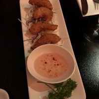 Fried shrimps. Very realistic!!  at ChuChai in Montreal