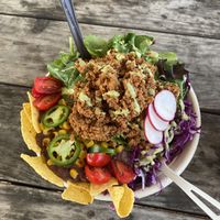 Organic Baja salad bowl  at New Public - Food Truck in Bellingham