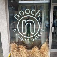 Front window logo. at Nooch in Windsor