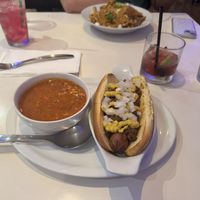 Lasagna soup & a Detroiter Dog   at Nooch in Windsor