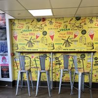 Interior wall at Just Chips in Bristol