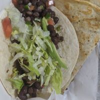 Impossible taco & quesadilla at Cafe Single Fin in Pensacola