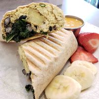 Breakfast burrito at Seed Cafe in Minneapolis