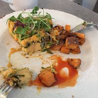 Chickpea frittata  at Seed Cafe in Minneapolis