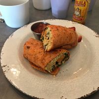 Breakfast burrito! at Seed Cafe in Minneapolis