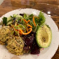 Salad at Seed Cafe in Minneapolis