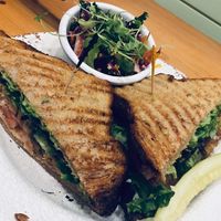 Tempeh “BLT” with detox salad  at Seed Cafe in Minneapolis