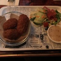 Bospaddestoelkroketjes at Eetcafé De Beurs in Hoogeveen