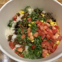 Burrito bowl at District Taco in Washington