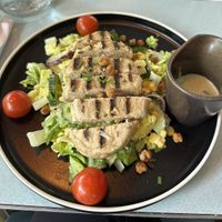 Vegan Jerk Chicken Caribbean Caesar   at Turtle Bay in Southampton