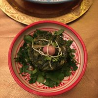 Lemon spinach with argan oil  at BIODuMAROC in Augsburg