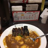 Quick, inexpensive, tasty vegetarian Japanese curry in a no fuss counter service restaurant. English menu available and they take credit cards   at Coco ichibanya - Shinjuku Station in Tokyo