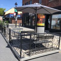 Patio at Audacieuse Vanille in Montreal